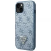 Чехол-бумажник Guess 4G Triangle Logo Cardslot для iPhone 13 Blue (GUHCP13MP4TPB)
