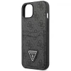 Чехол-бумажник Guess 4G Triangle Logo Cardslot для iPhone 13 Black (GUHCP13MP4TPK)