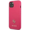Чохол Guess Saffiano 4G Small Metal Logo для iPhone 13 Pink (GUHCP13MPS4MF)