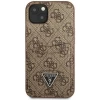 Чохол-гаманець Guess 4G Triangle Logo Cardslot для iPhone 13 mini Brown (GUHCP13SP4TPW)
