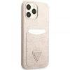Чехол-бумажник Guess 4G Triangle Logo Cardslot для iPhone 13 Pro Max Pink (GUHCP13XP4TPP)