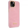 Чехол Guess Croco Collection для iPhone 14 Plus Pink (GUHCP14MHGCRHP)