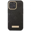 Чохол Guess Peony Logo Plate для iPhone 13 Pro Black with MagSafe (GUHMP13LSAPSTK)