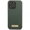 Чохол Guess Silicone Logo Plate для iPhone 13 Pro Khaki with MagSafe (GUHMP13LSPLA)