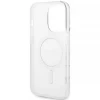 Чехол с зарядным устройством Guess Marble + Charger Set для iPhone 14 Pro White with MagSafe (GUBPP14LHMEACSH)