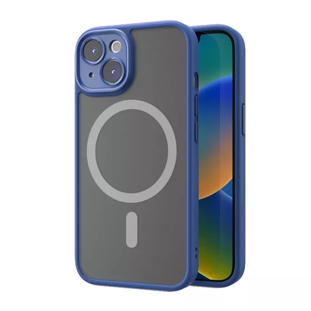 Чехол ROCK Guard Touch Magnetic Protection Case Anti-drop Lens Protection  для iPhone 14 Plus Blue - купить по цене 1059 ₴ в Киеве / Украине.  Оригинальный товар с гарантией качества.