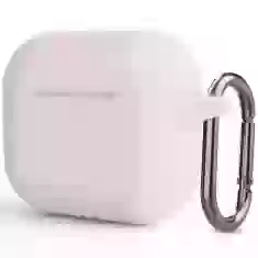 Чохол для навушників Upex для Apple AirPods Pro 2 Silicone Case з карабіном Pink Sand