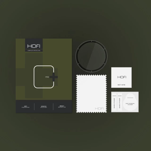 Защитное стекло Hofi Hybrid Pro Plus для Garmin Venu 2 Black (9490713931066)