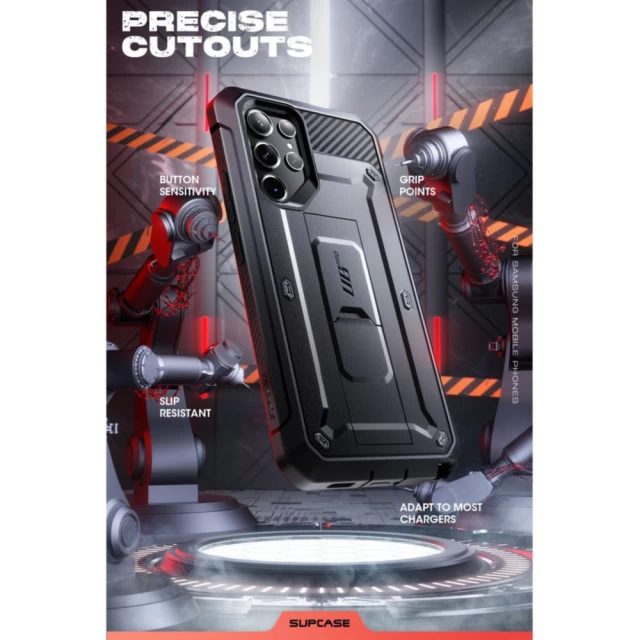Чохол Supcase Unicorn Beetle Pro для Samsung Galaxy S23 Ultra Black (843439121539)