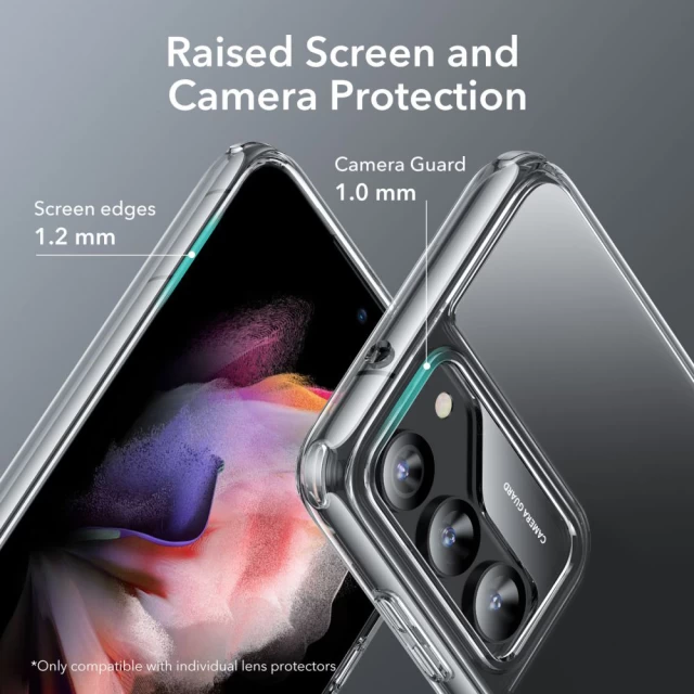 Чехол ESR Air Shield Boost для Samsung Galaxy S23 Clear (4894240175835)