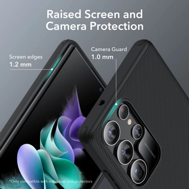 Чохол ESR Air Shield Boost для Samsung Galaxy S23 Ultra Black (4894240175880)