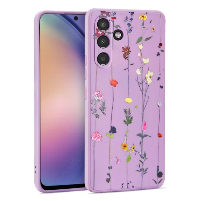 Чохол Tech-Protect Mood для Samsung Galaxy A54 5G Garden Violet (9490713931714)