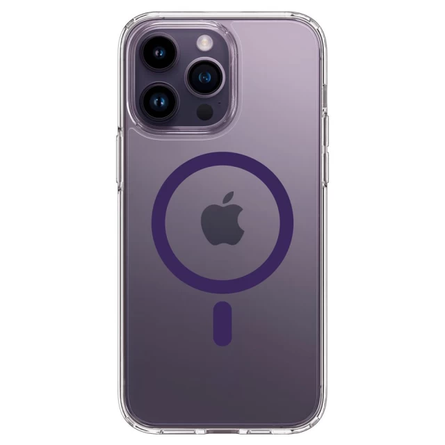 Чехол Spigen Ultra Hybrid для iPhone 14 Pro Deep Purple with MagSafe (ACS05585)