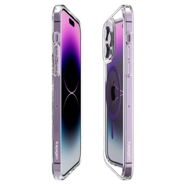 Чехол Spigen Ultra Hybrid для iPhone 14 Pro Max Deep Purple with MagSafe (ACS05581)