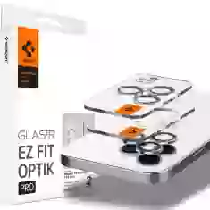 Захисне скло Spigen Optik.TR ”EZ FIT” (2 pack) для камери iPhone 14 Pro | 14 Pro Max Silver (AGL05599)