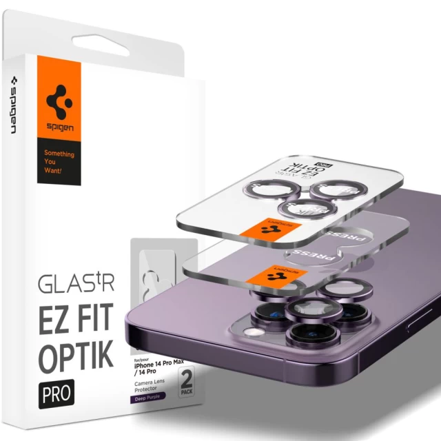 Защитное стекло Spigen для камеры iPhone 14 Pro | 14 Pro Max Optik.TR 