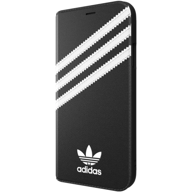 Чохол-книжка Adidas OR Booklet Case PU для iPhone XS | X Black White (32810)