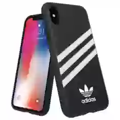 Чехол Adidas OR Moulded Case PU для iPhone XS | X Black White (31597)