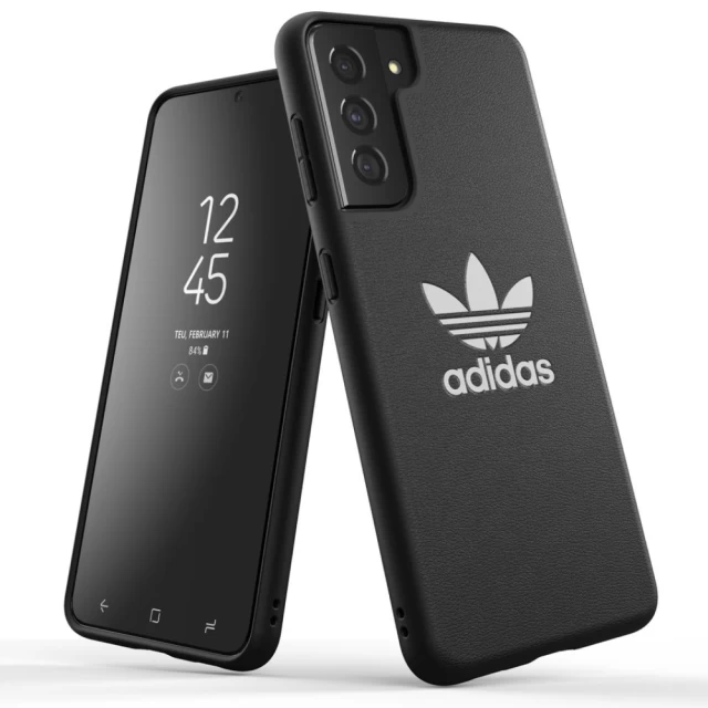 Чохол Adidas OR Moulded Case Basic для Samsung Galaxy S21 (G991) Black White (44755)