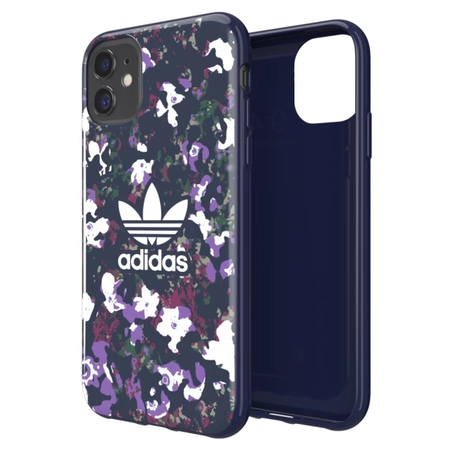 Чохол Adidas OR Snap Case Flower AOP для iPhone 11 Collegiate Navy Active Purple (40548)