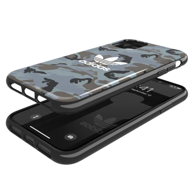 Чехол Adidas OR Snap Case Camo для iPhone 11 Blue Black (41448)