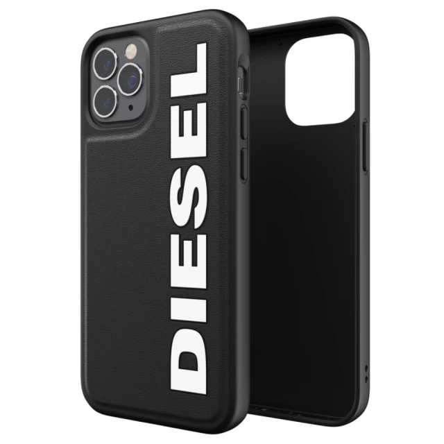 Чехол Diesel Moulded Case Core для iPhone 12 | 12 Pro Black White (42492)