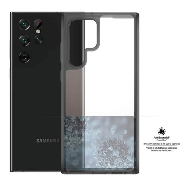 Чехол PanzerGlass Hard Case для Samsung Galaxy S22 Ultra (S908) Smokey Black (0373)
