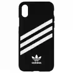 Чехол Adidas OR US Moulded Case PU для iPhone XR Black White (33259)