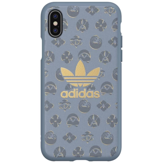 Чохол Adidas OR Moulded Case Shibori для iPhone XS | X Blue (KAT05138-0)