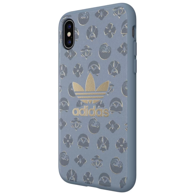 Чохол Adidas OR Moulded Case Shibori для iPhone XS | X Blue (KAT05138-0)