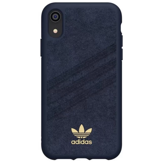 Чехол Adidas OR Moulded Case Ultra Suede для iPhone XR Blue (34999)