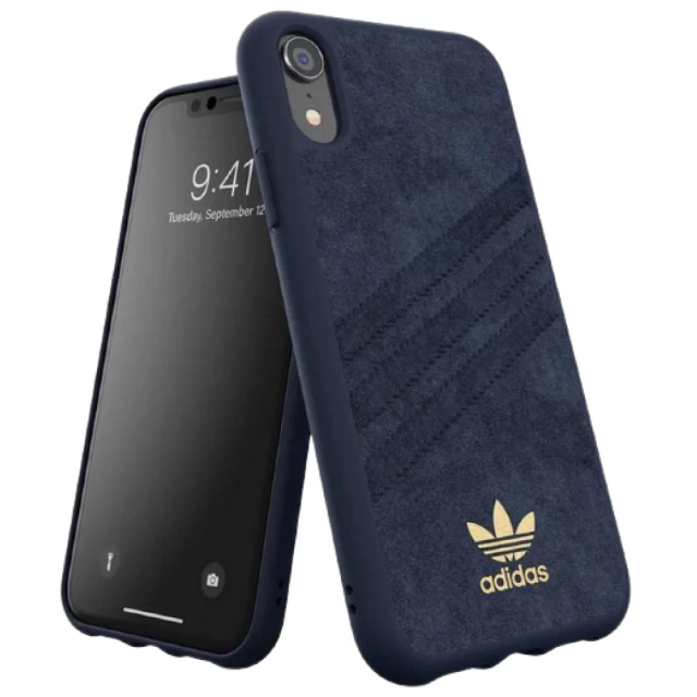 Чохол Adidas OR Moulded Case Ultra Suede для iPhone XR Blue (34999)
