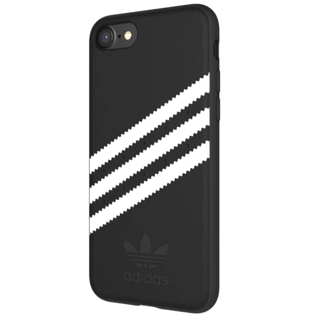 Чохол Adidas OR Moulded PU Suede для iPhone SE 2022/2020 | 8 | 7 | 6 | 6s Black (28592)