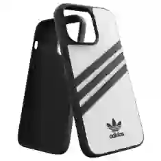 Чехол Adidas OR Moulded Case PU для iPhone 14 Pro Max White Black (50194)