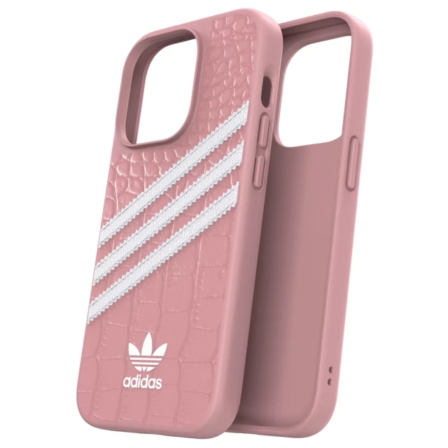 Чохол Adidas OR Samba Alligator для iPhone 14 Pro Mauve White (50200)