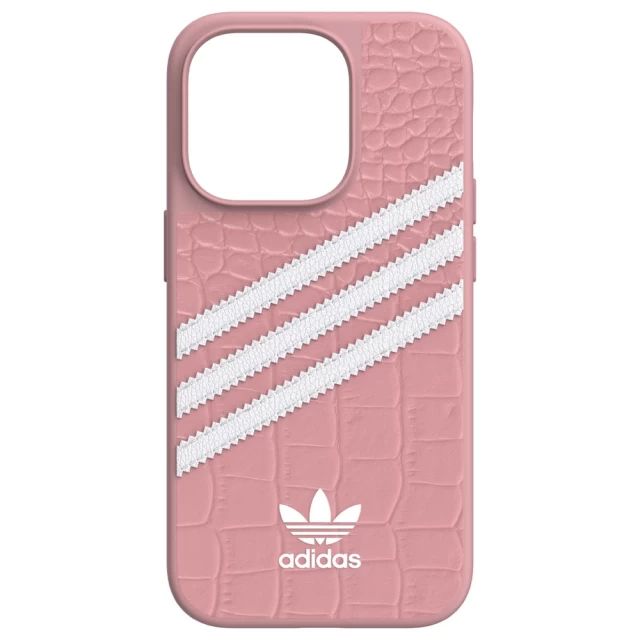 Чохол Adidas OR Samba Alligator для iPhone 14 Pro Mauve White (50200)