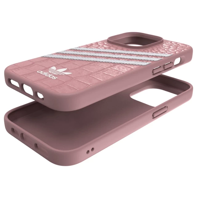 Чехол Adidas OR Samba Alligator для iPhone 14 Pro Mauve White (50200)