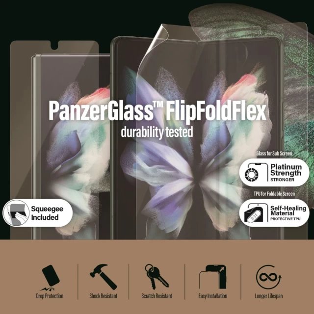 Захисна плівка і скло PanzerGlass Screen Protection + Classic Fit для Samsung Galaxy Fold4 (F936) (7311)