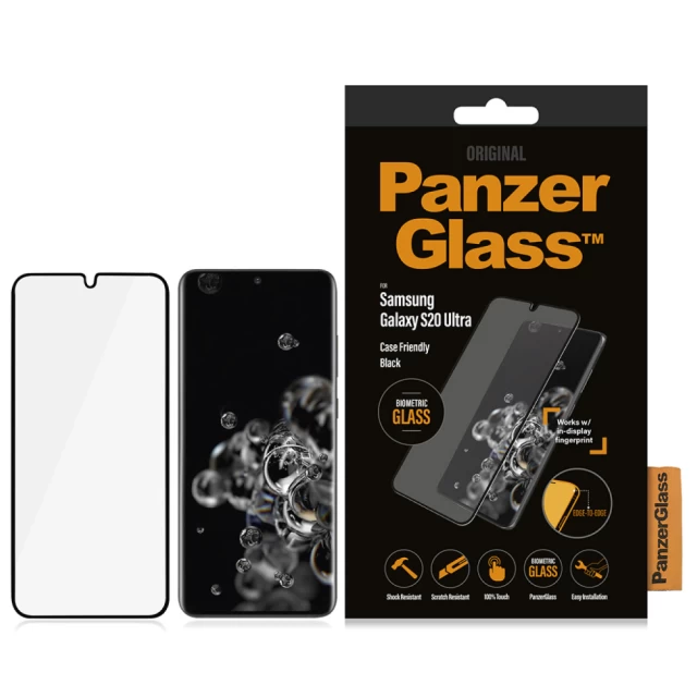 Защитное стекло PanzerGlass Biometric для Samsung Galaxy S20 Ultra (G988) (7224)