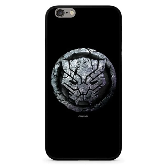 Чехол Marvel Glass Black Panther 015 для iPhone XS Max Black (MPCBPANT4508)