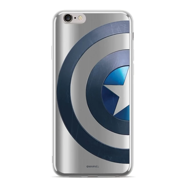 Чехол Marvel Luxury Captain America 006 для iPhone X Silver (MPCCAPAM2405)