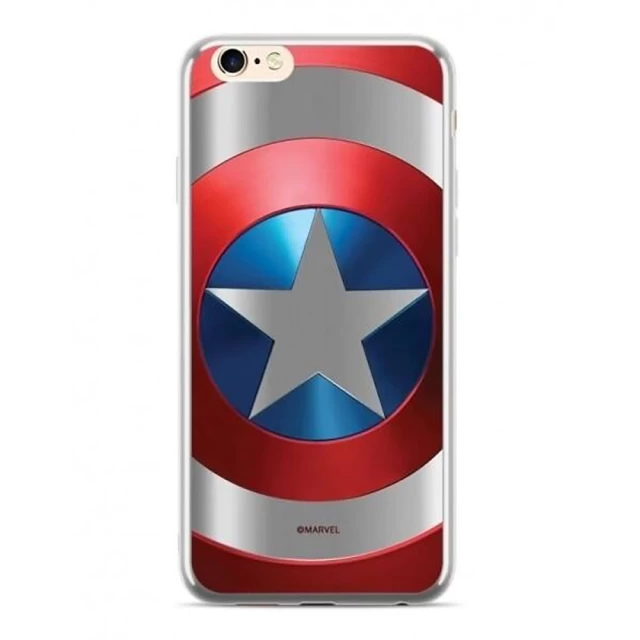 Чохол Marvel Luxury Captain America 025 для iPhone X | XS Silver (MPCCAPAM9905)
