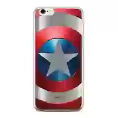 Чехол Marvel Luxury Captain America 025 для iPhone X | XS Silver (MPCCAPAM9905)