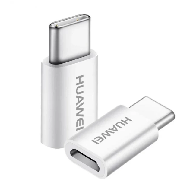 Адаптер Huawei AP52 microUSB to USB-C White (174899)