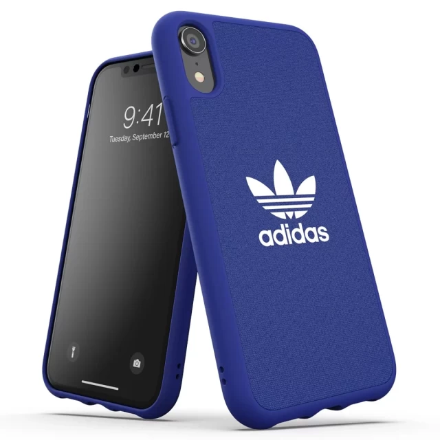 Чехол Adidas OR Moulded Case Canvas для iPhone XR Blue (34958)