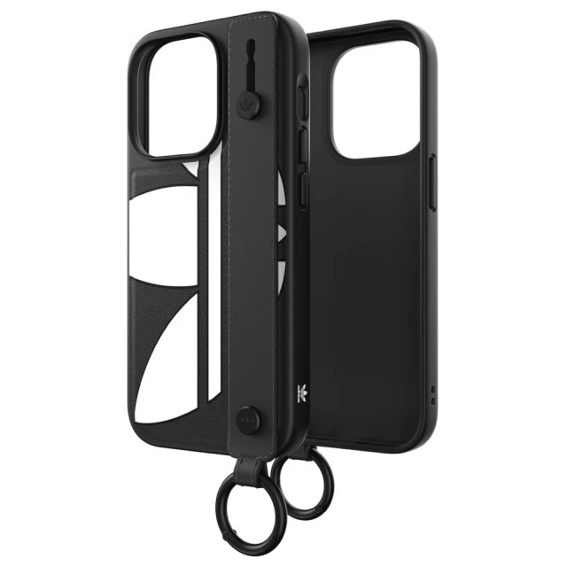 Чохол Adidas OR Hand Strap Case для iPhone 14 Pro Black White (50214)