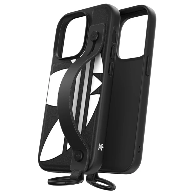 Чехол Adidas OR Hand Strap Case для iPhone 14 Pro Black White (50214)