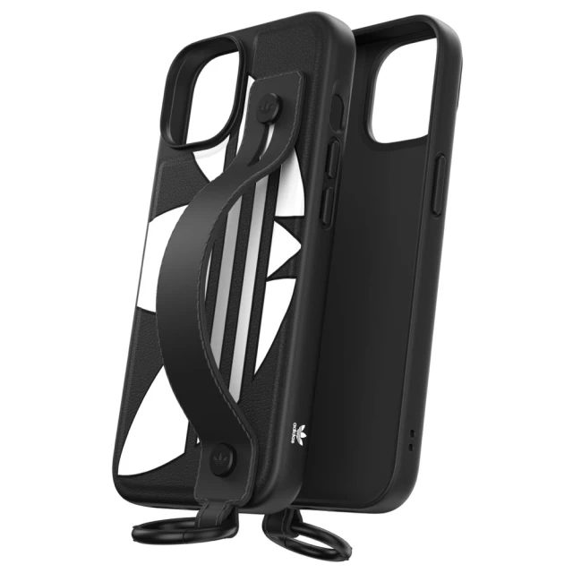 Чехол Adidas OR Hand Strap Case для iPhone 14 Black White (50213)