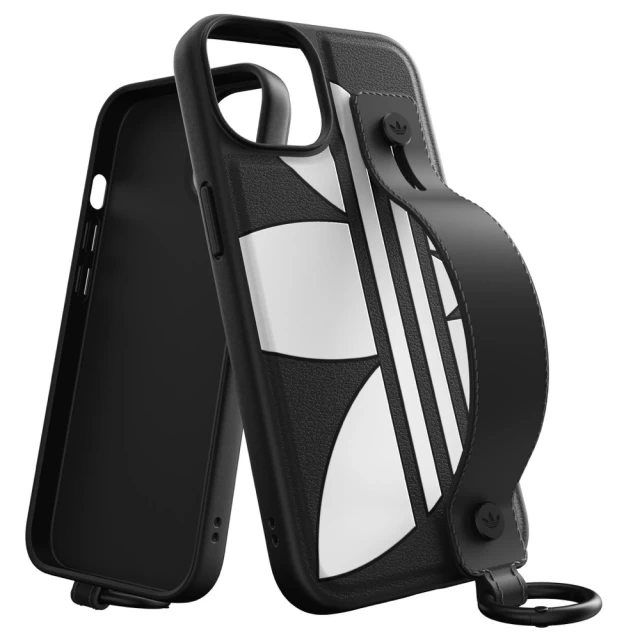 Чехол Adidas OR Hand Strap Case для iPhone 14 Black White (50213)