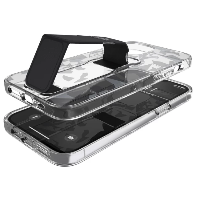 Чехол Adidas SP Clear Grip Case для iPhone 12 Pro Max Black Grey (42447)